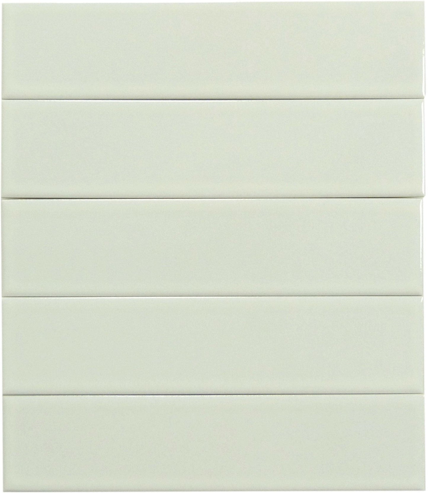 Illusion Alabaster White 2x8 Glossy Porcelain Tile Regency