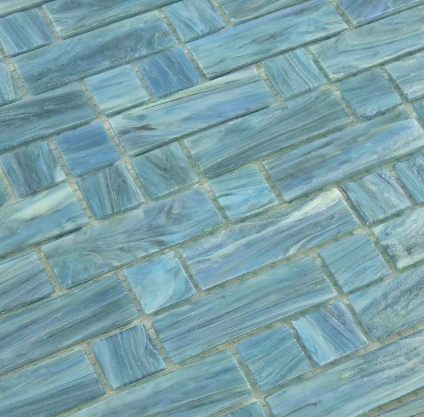 Java Random Brick Glossy Glass Pool Tile Royal Tile & Stone