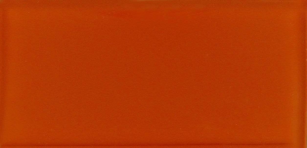 Sunkist Orange 3" x 6" Glossy Glass Subway Tile Tuscan Glass