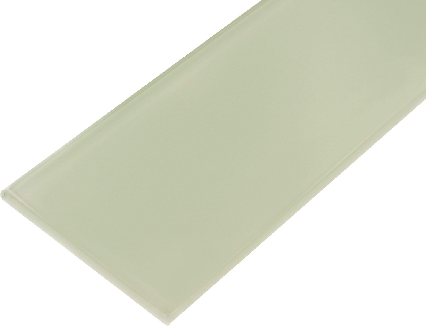 Mist Green 4" x 12" Glossy Glass Subway Tile Tuscan Glass