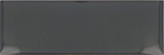 Iron 4" x 12" Grey Glossy Glass Subway Tile Tuscan Glass