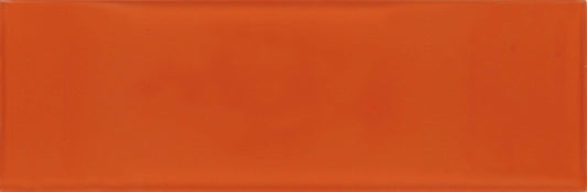 Sunkist Orange 4" x 12" Glossy Glass Subway Tile Tuscan Glass