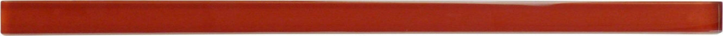 Cherry Red 5/8" x 12" Glossy Glass Liner Tuscan Glass