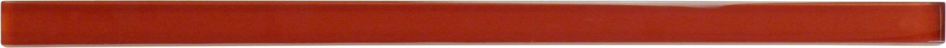 Cherry Red 5/8" x 12" Glossy Glass Liner Tuscan Glass