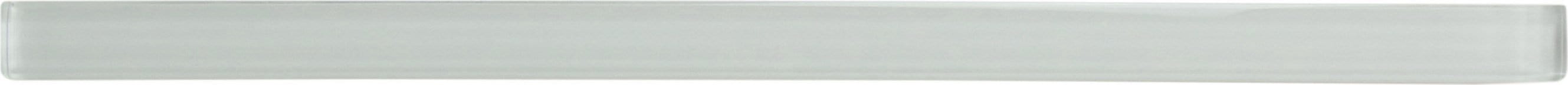 Crystal White 5/8" x 12" Glossy Glass Liner Tuscan Glass