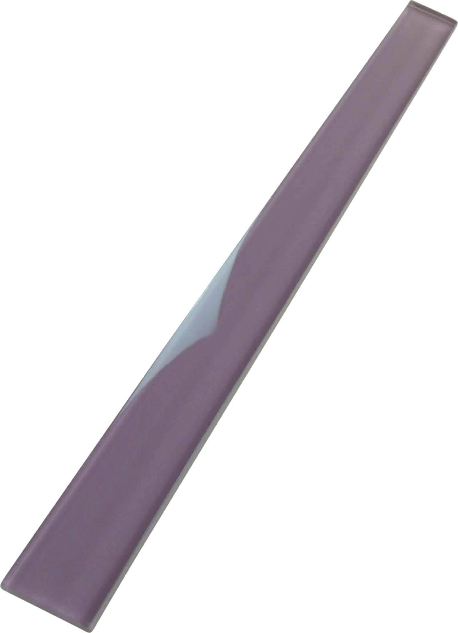 Lilac 1" x 12" Glossy Glass Liner Tuscan Glass