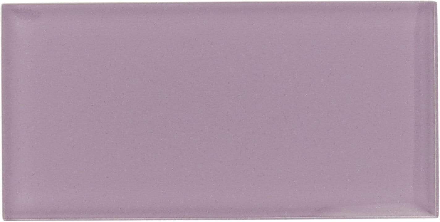 Lilac 3" x 6" Glossy Glass Subway Tile Tuscan Glass