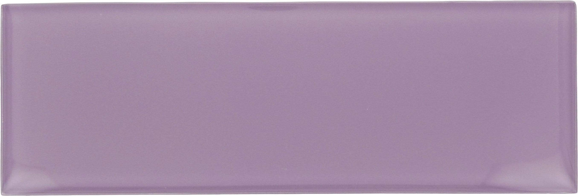 Lilac 4" x 12" Glossy Glass Subway Tile Tuscan Glass