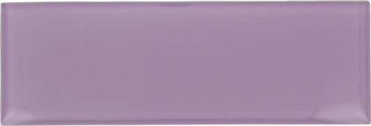 Lilac 4" x 12" Glossy Glass Subway Tile Tuscan Glass