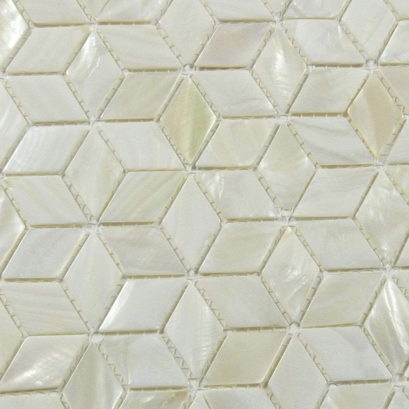 Mother Of Pearl Cube Glossy Shell Tile Tuscan Glass