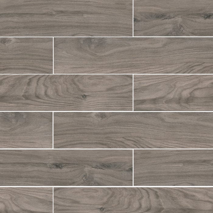 Bolzano Taupe Brown 8x48 Matte Porcelain Tile Tuscan Glass