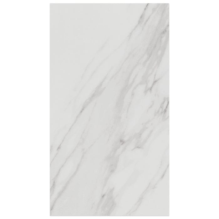 Natural Deluxe Viterbo Blanco White 18x36 Polished Porcelain Tile Tuscan Glass