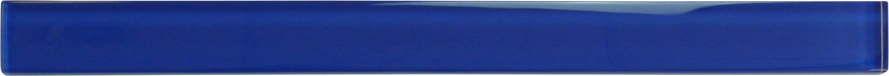 Royal Blue 1" x 12" Glossy Glass Liner Tuscan Glass