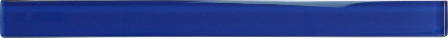 Royal Blue 1" x 12" Glossy Glass Liner Tuscan Glass