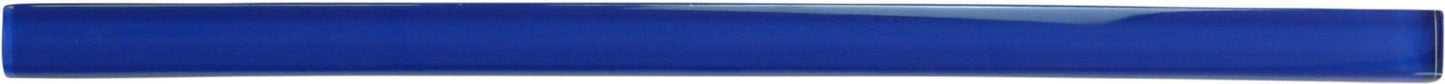 Royal Blue 5/8" x 12" Glossy Glass Liner Tuscan Glass