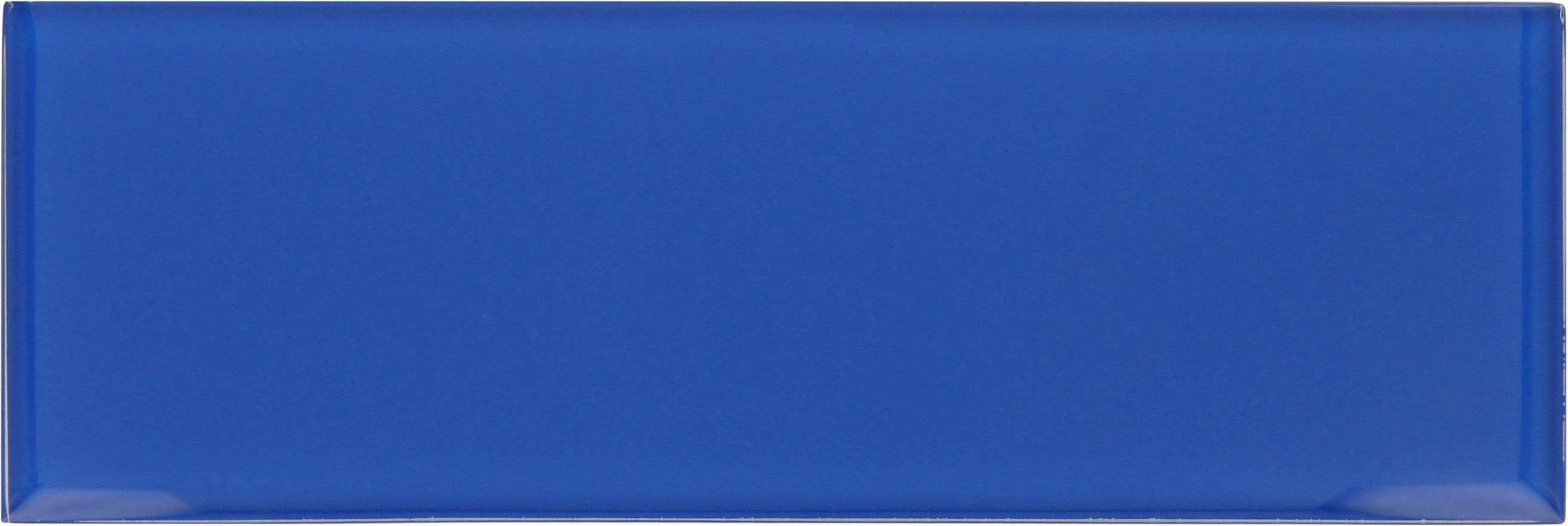 Royal Blue 4" X 12" Gloss Glass Subway Tile Tuscan Glass