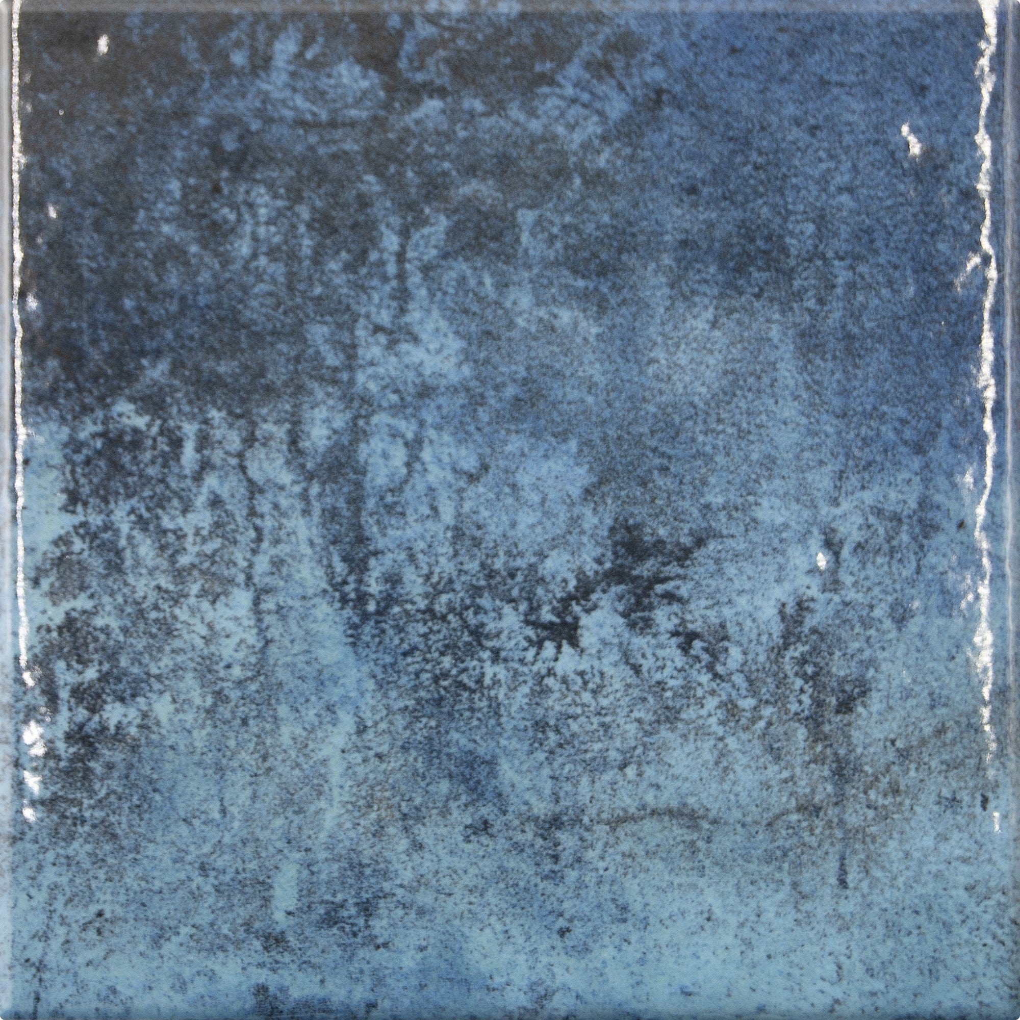 Marino Blue 6x6 Glossy Porcelain Tile Universal Glass Designs