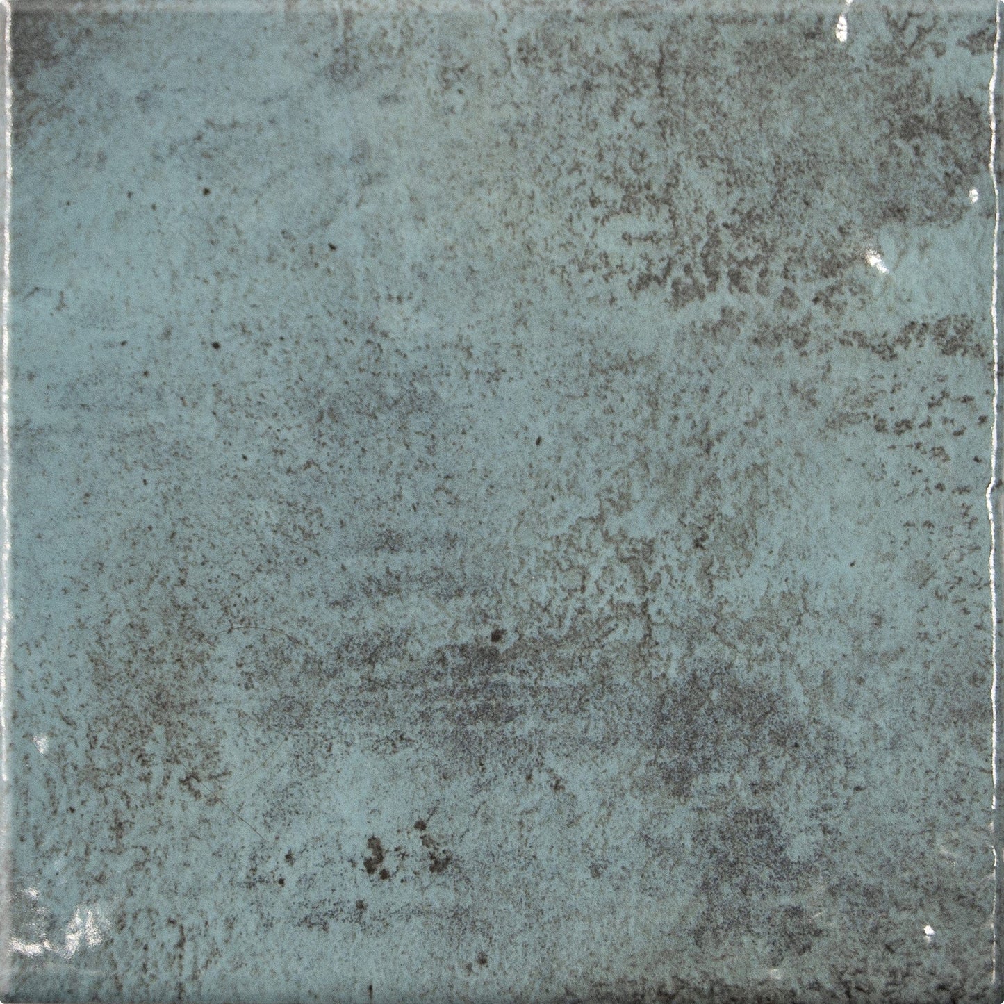 Tiffany Green 6x6 Glossy Porcelain Tile Universal Glass Designs