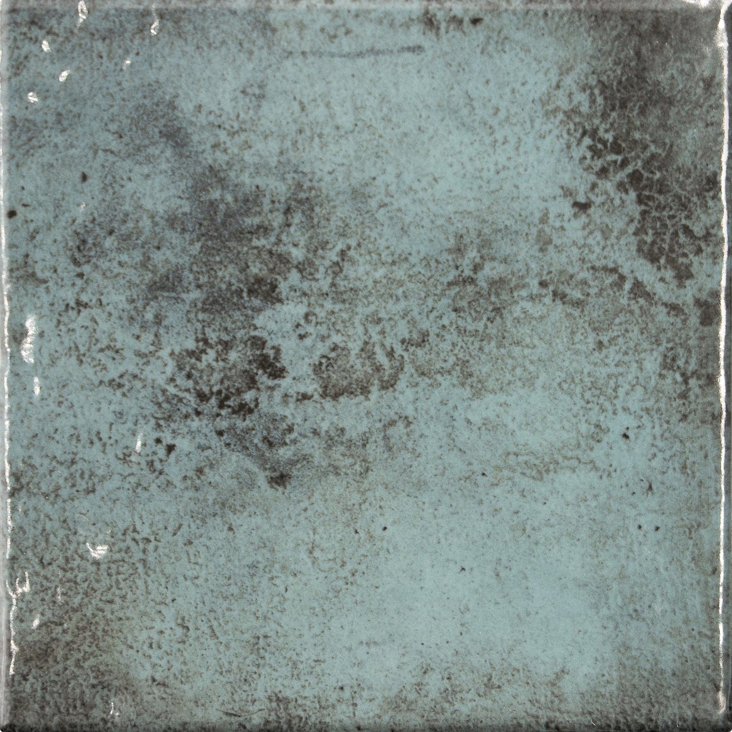 Tiffany Green 6x6 Glossy Porcelain Tile Universal Glass Designs