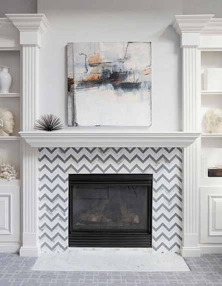 7 Stylish Fireplace Tile Ideas