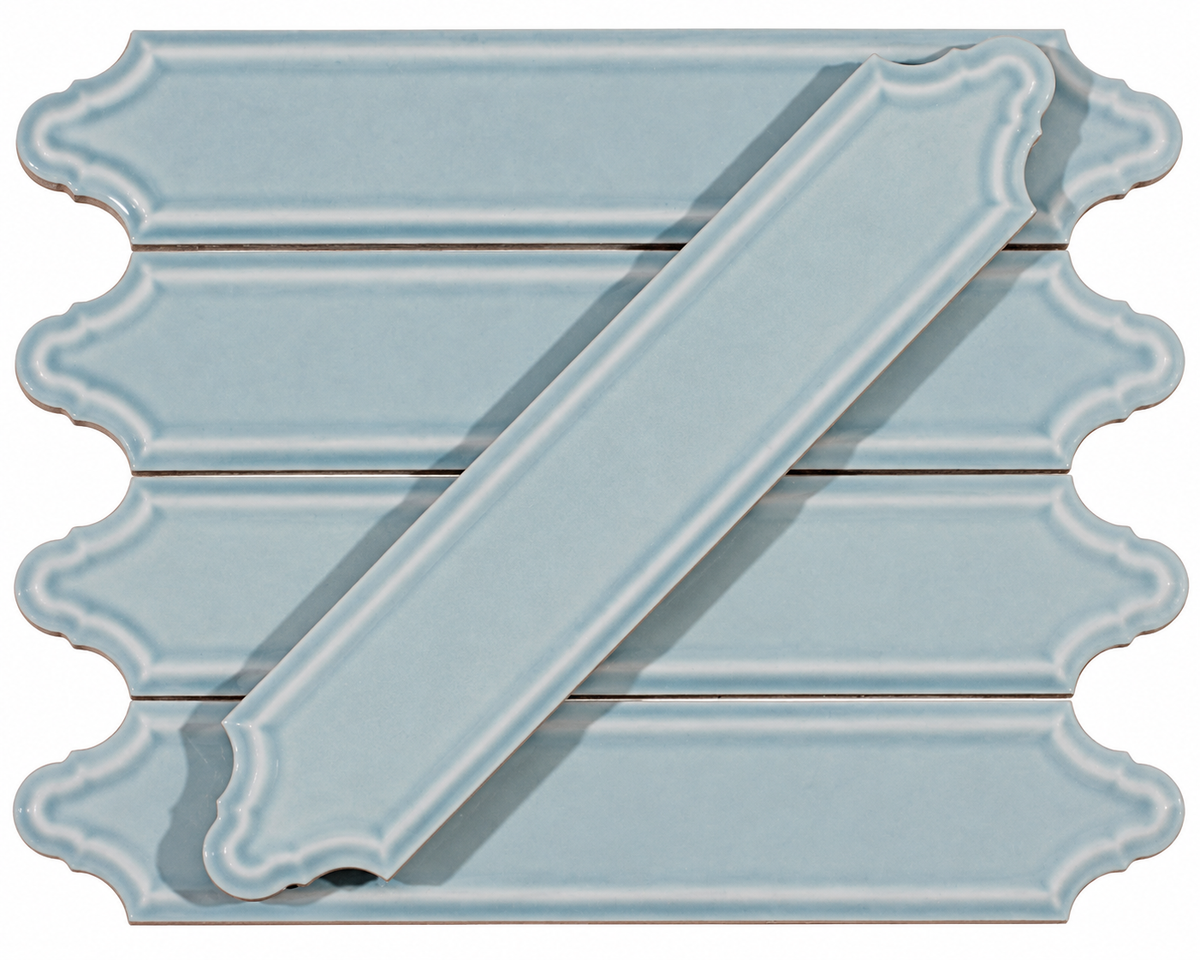 Orleans Delta Blues Lantern Beveled Glossy Ceramic Tile