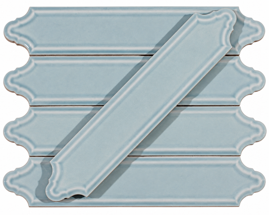 Orleans Delta Blues Lantern Beveled Glossy Ceramic Tile