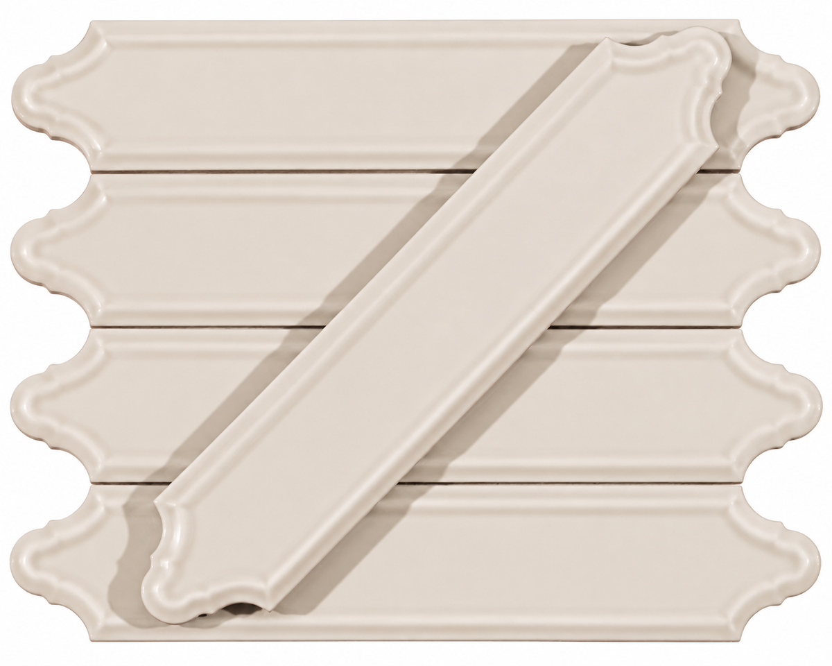 Orleans Southern Bayou Lantern Beveled Glossy Ceramic Tile