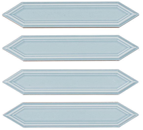 Orleans Delta Blues Picket Beveled Glossy Ceramic Tile