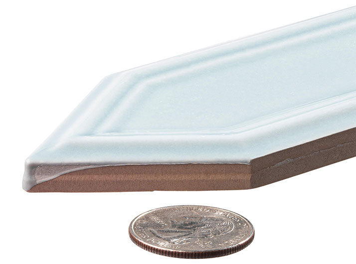 Orleans Delta Blues Picket Beveled Glossy Ceramic Tile