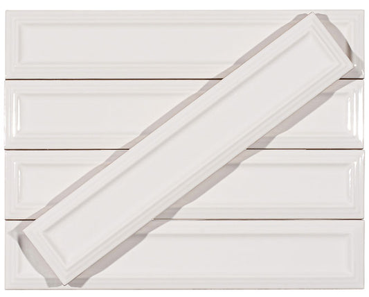 Orleans Kenner Square 2x10 Beveled Glossy Ceramic Tile