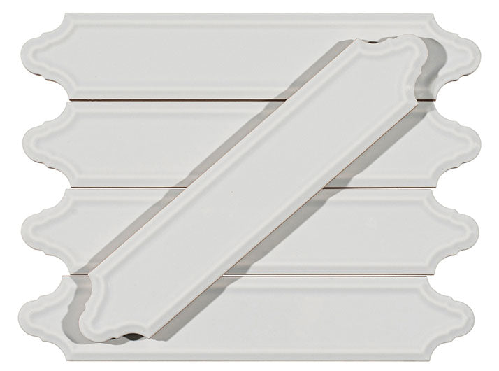 Orleans Lafayette Quarter Lantern Beveled Glossy Ceramic Tile