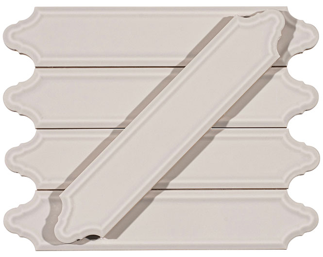 Orleans Big Easy Lantern Beveled Glossy Ceramic Tile