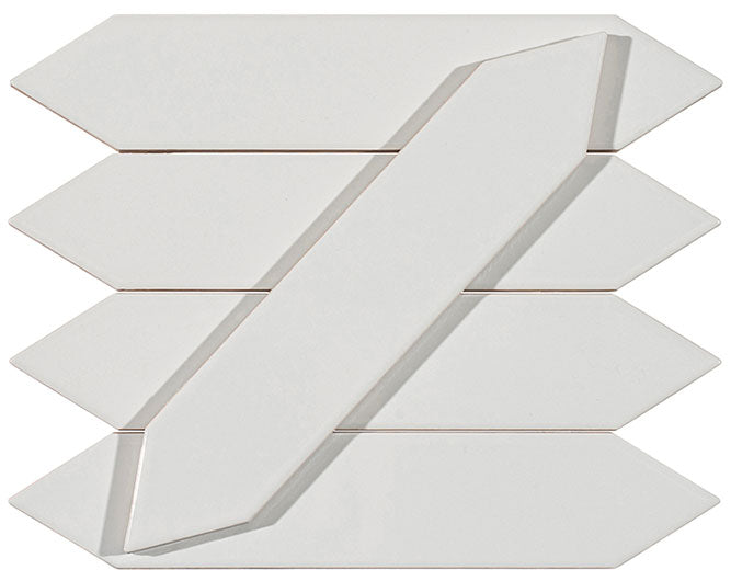 Orleans Lafayette Quarter Picket Flat Glossy Ceramic Tile