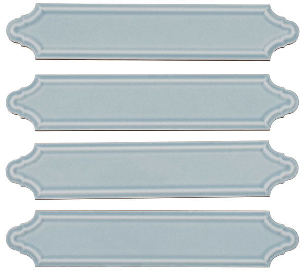 Orleans Delta Blues Lantern Beveled Glossy Ceramic Tile