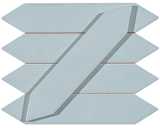 Orleans Delta Blues Picket Flat Glossy Ceramic Tile