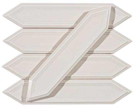 Orleans Southern Bayou Picket Beveled Glossy Ceramic Tile