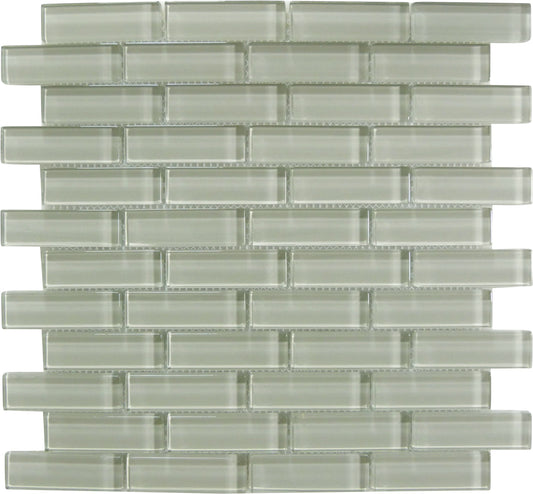 Fog C03-2 Beige 1x3 Glass Glossy Tile