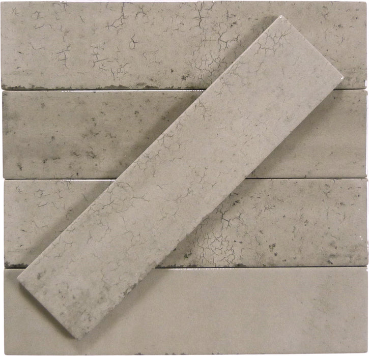 Phoenix Brick Taupe 2x10 Glossy Porcelain Tile