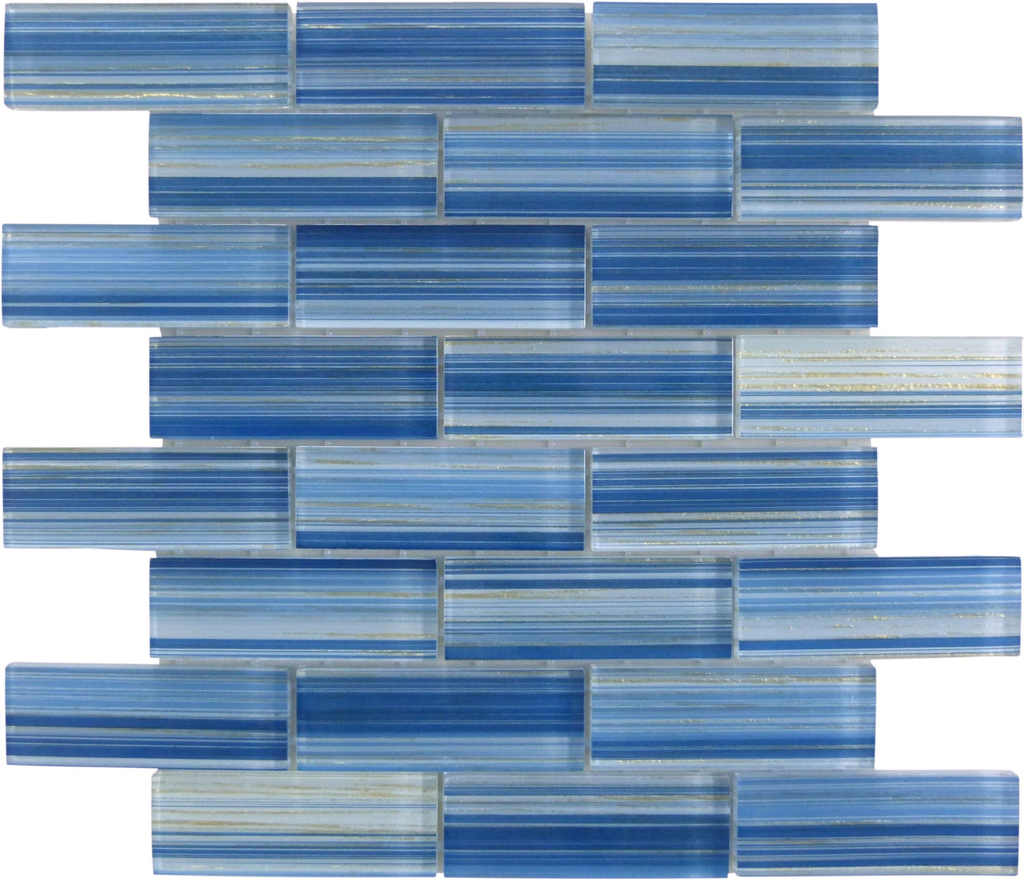 Renascence Royal Gold 1.5x4 Glass Tile