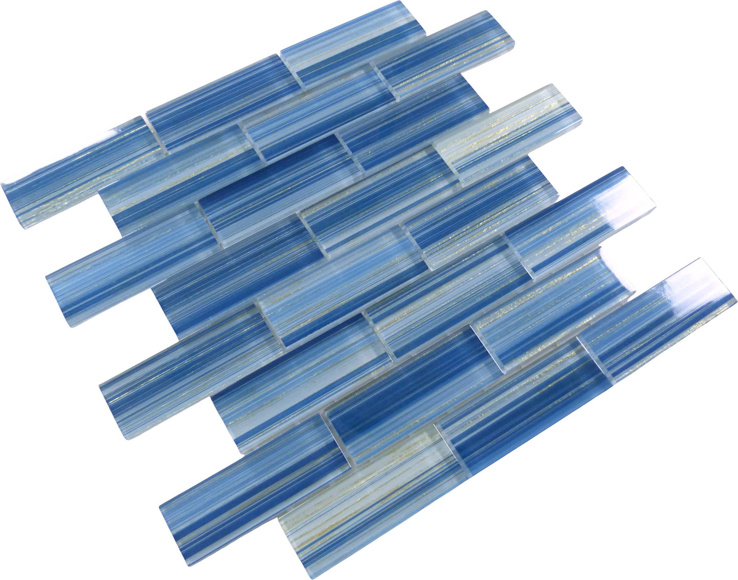 Renascence Royal Gold 1.5x4 Glass Tile