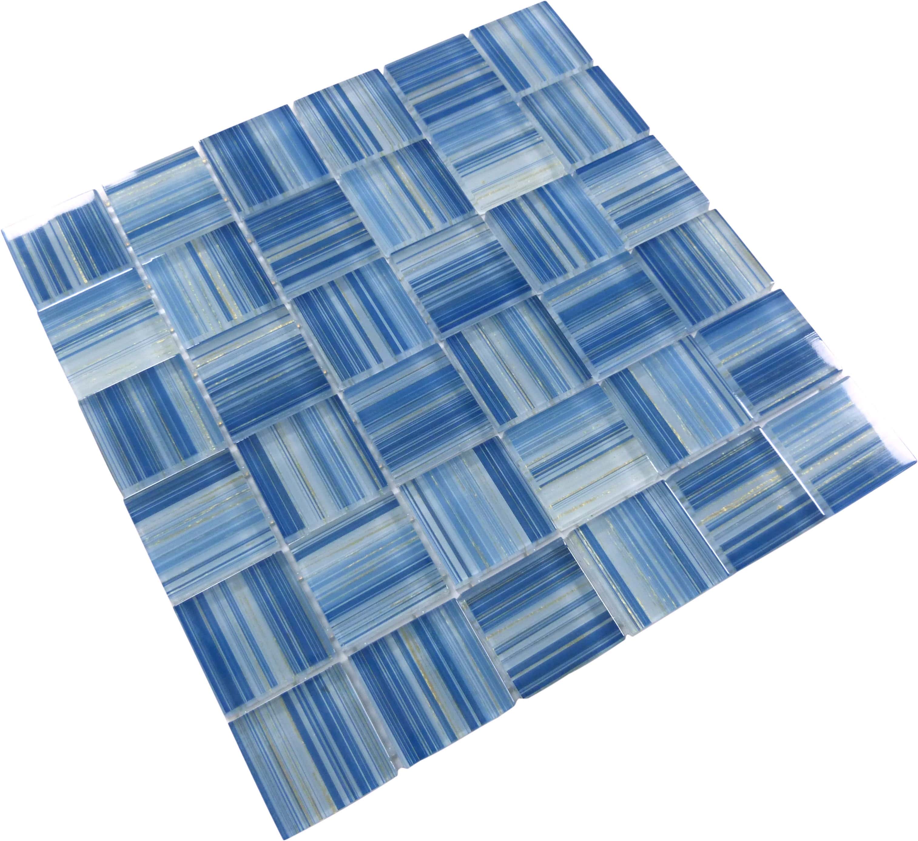 Renascence Royal Gold 2x2 Glass Tile