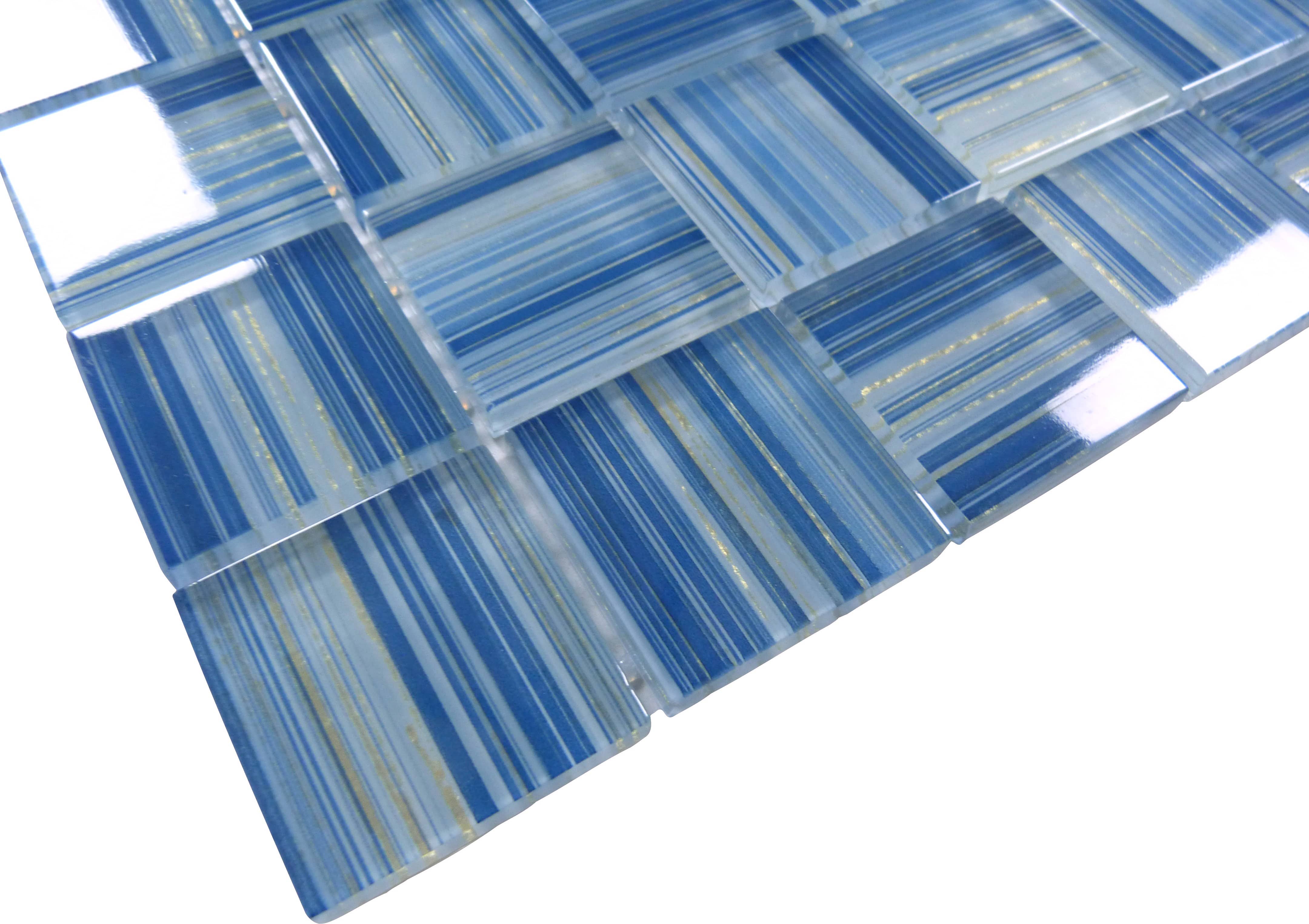 Renascence Royal Gold 2x2 Glass Tile