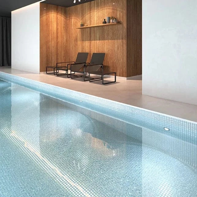 Glitter Sky 1x1 Glossy Glass Tile Absolut Glass