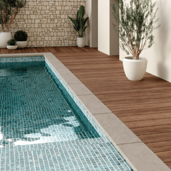 Oasis Blue 1.5x1.5 Matte Glass Tile Absolut Glass