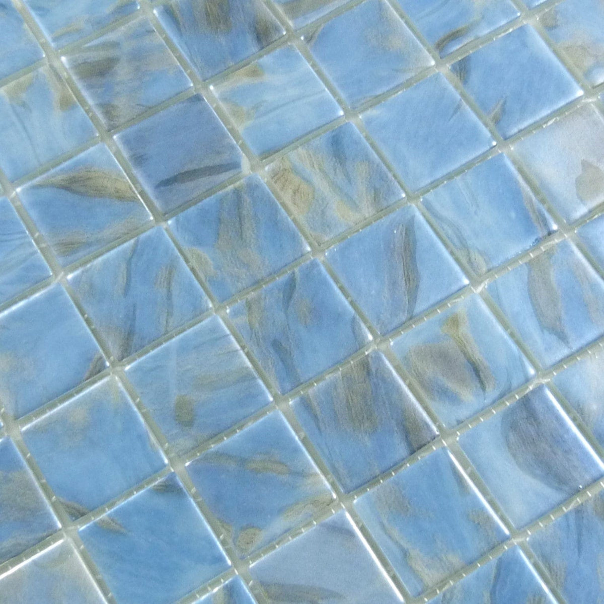 Oasis Blue 1.5x1.5 Matte Glass Tile | Oasis Tile