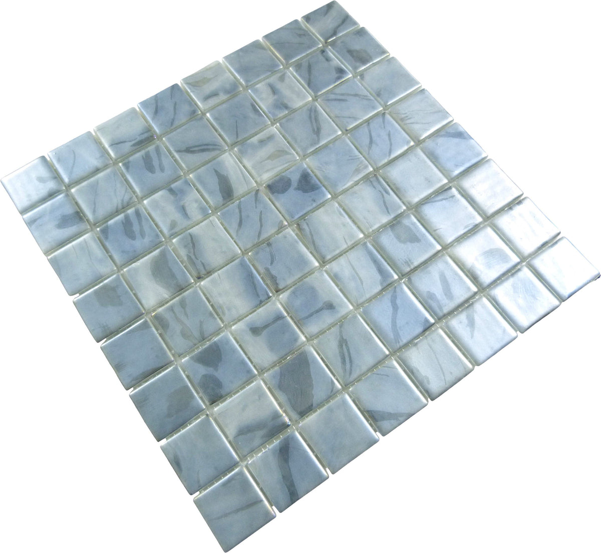 Oasis Grey 1.5x1.5 Matte Glass Tile | Oasis Tile