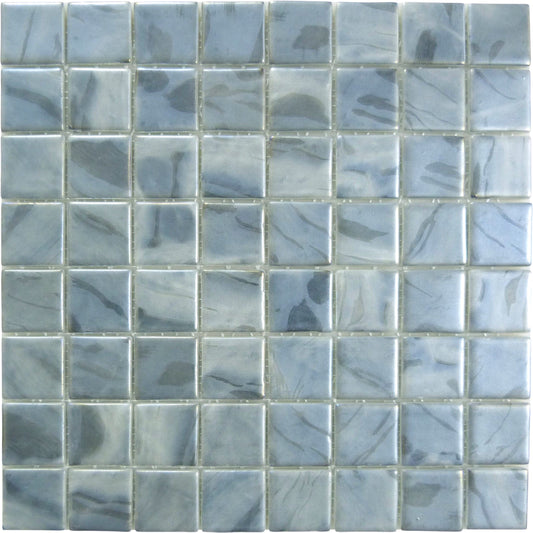 Oasis Grey 1.5x1.5 Matte Glass Tile Absolut Glass