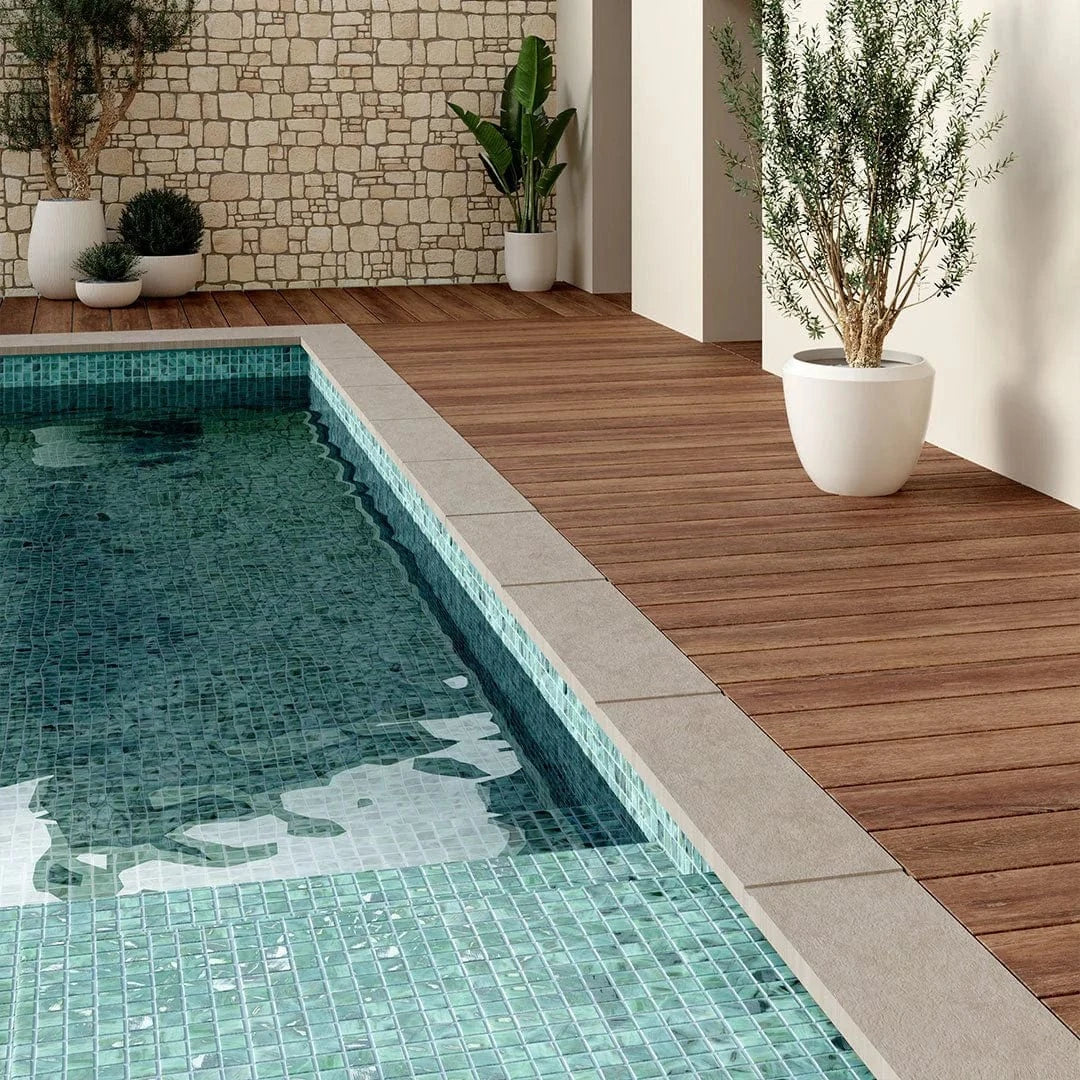 Oasis Turquoise 1.5x1.5 Matte Glass Tile Absolut Glass
