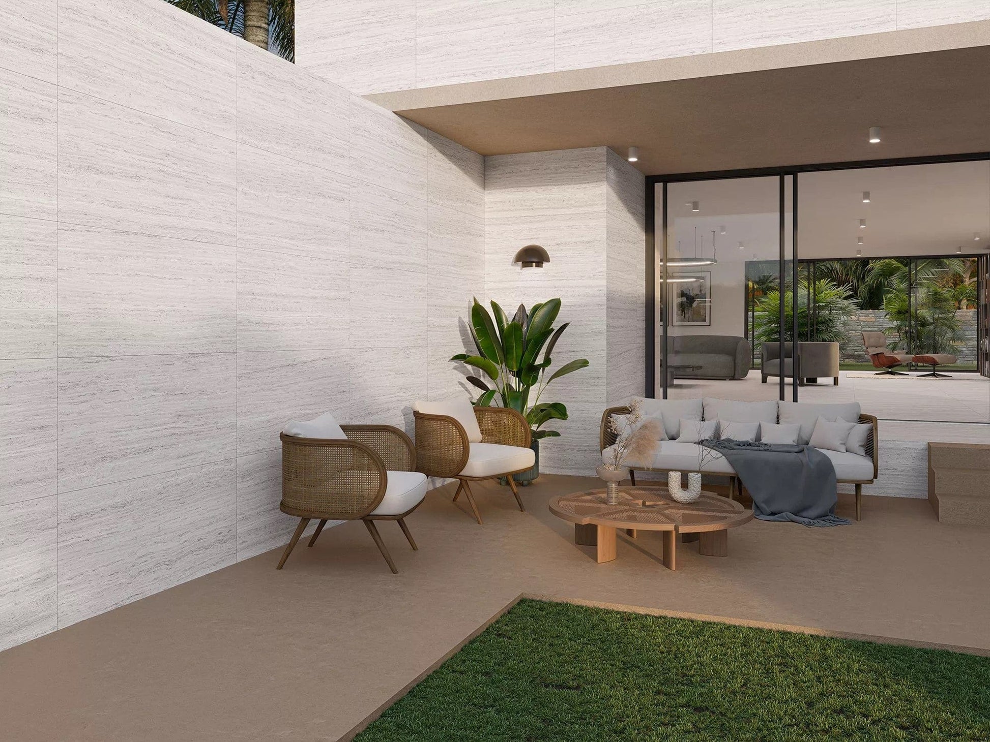 Olimpo Bianco Taupe 24x48 Matte Porcelain Tile Champion Tile