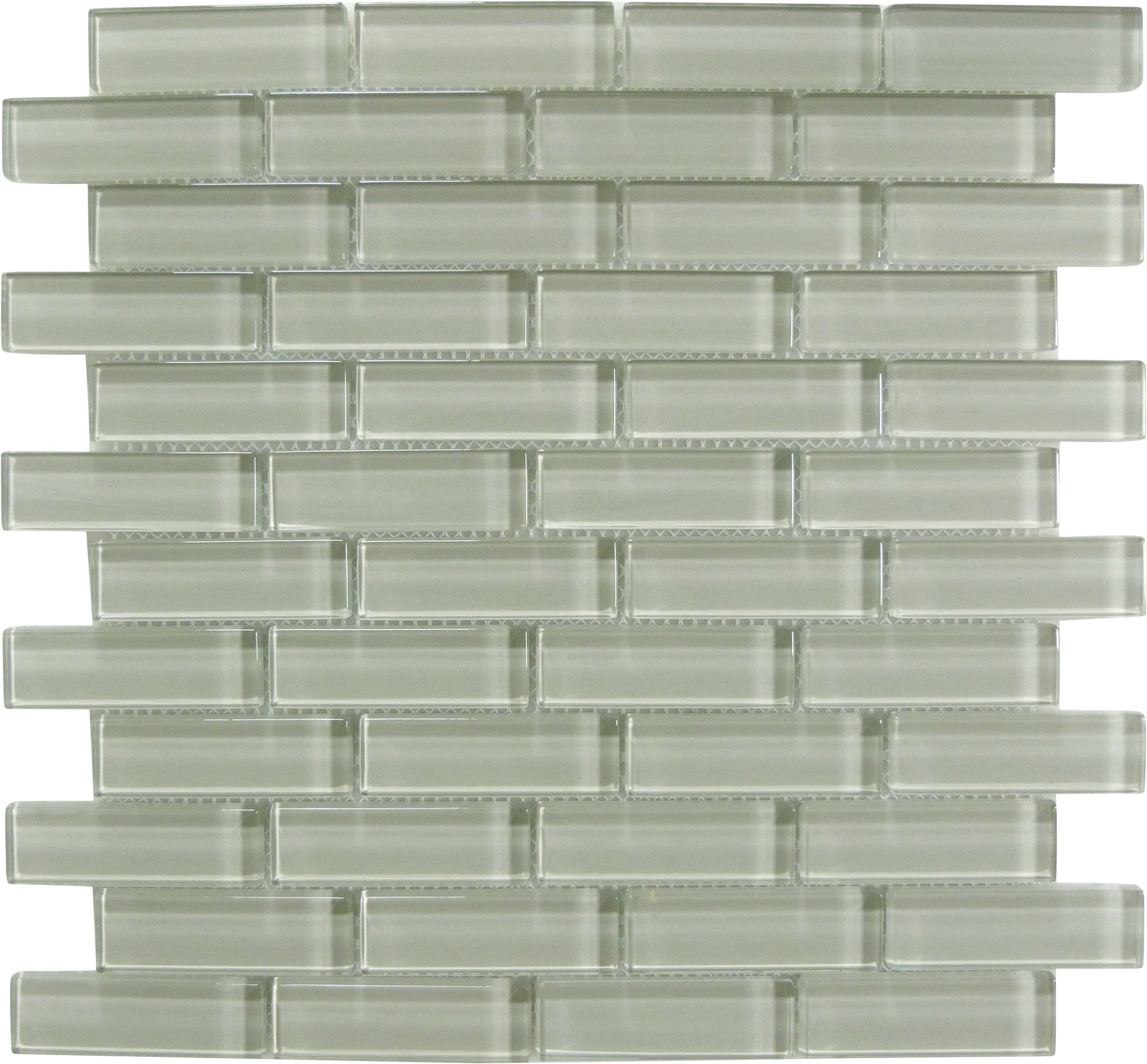 Fog C03-2 Beige 1x3 Glass Glossy Tile Euro Glass